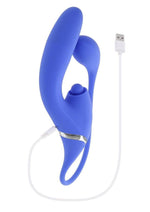 Vibrador doble de silicona recargable todo en uno