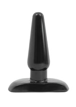 Anal Adventures Basic Anal Plug - Black - Small