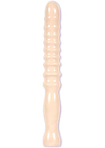 Anal Twist Probe with Easy-Grip Handle - Vanilla
