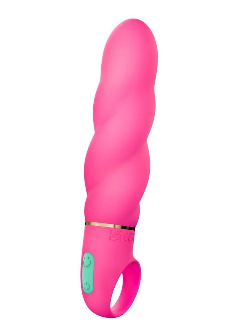 Aria Amazing AF Rechargeable Silicone Vibrator - Fuchsia/Pink