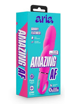Aria Amazing AF Rechargeable Silicone Vibrator - Fuchsia/Pink