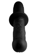 Ass Thumpers El gran vibrador realista de silicona recargable con mango