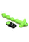 Bang! 28x Glow In The Dark Silicone Rechargeable Anal Beads with Remote - Glow In The Dark/Green