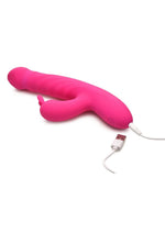 ¡Bang! Vibrador de conejo de silicona recargable con vibración y empuje