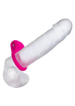 Basic Essentials Rechargeable Ridge Rider Silicone Cock Ring