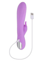 Vibrador de conejo de silicona recargable Bead The Way