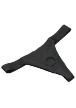 Bedroom Bliss ChÃ©rie Thong Strap-On Panty Harness - Black - Small