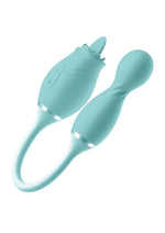 Vibrador de estimulación dual de silicona recargable Blaze Exciter