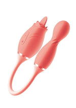 Vibrador de estimulación dual de silicona recargable Blaze Exciter