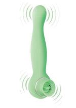 Vibrador recargable de silicona de doble extremo Blaze Luscious Licker