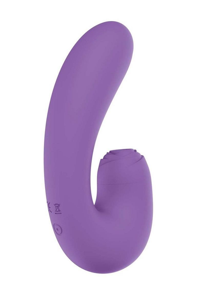 Blaze Suction Thumper Rechargeable Silicone Vibrator Clitoral Stimulator