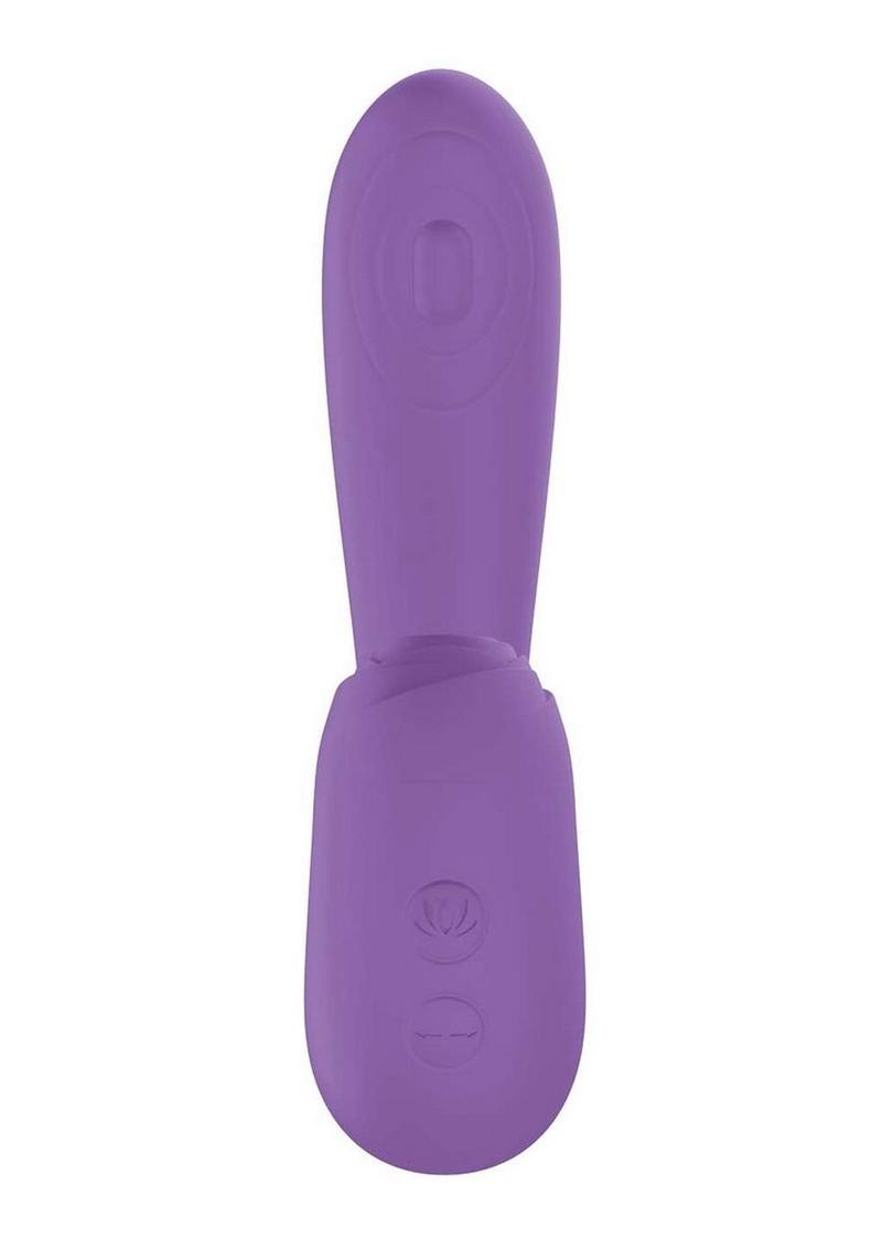 Vibrador estimulador de clítoris de silicona recargable Blaze Suction Thumper