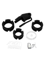 Jaula para pene de silicona Blue Line con divisor de testículos