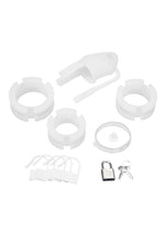 Jaula para pene de silicona Blue Line con divisor de testículos