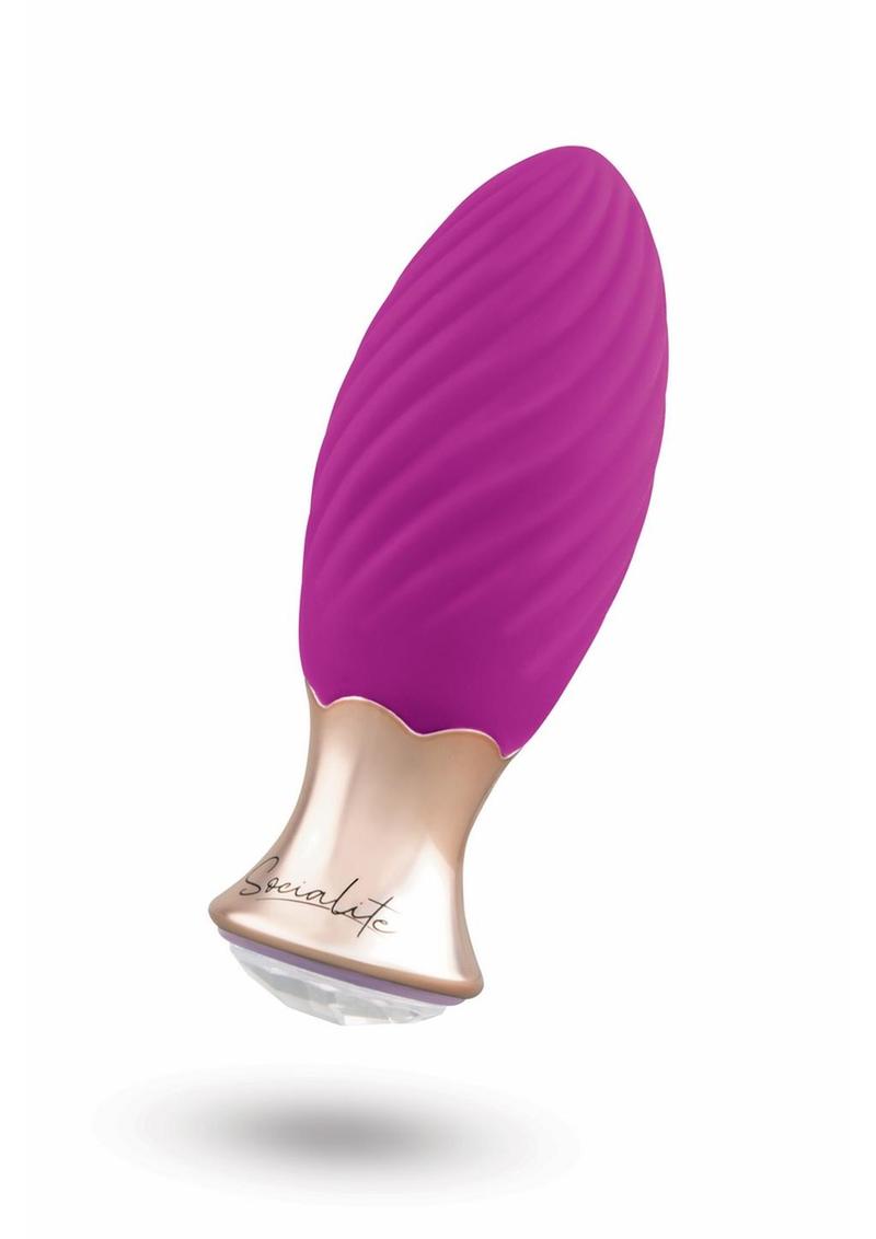 Vibrador de silicona recargable Bodywand Socialite Lola