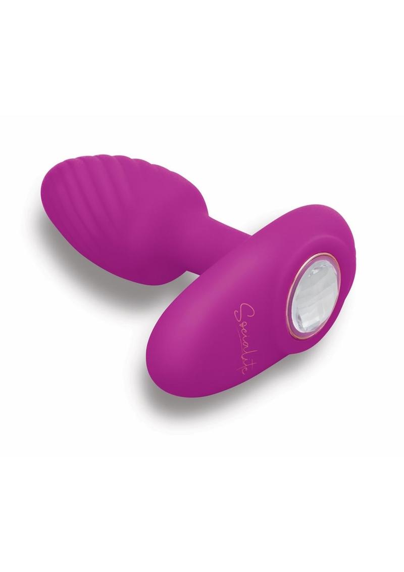 Vibrador de punto P de silicona recargable Bodywand Socialite Swag