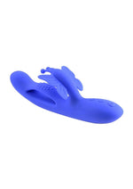 Vibrador de estimulación dual de silicona recargable Butterfly Dreams