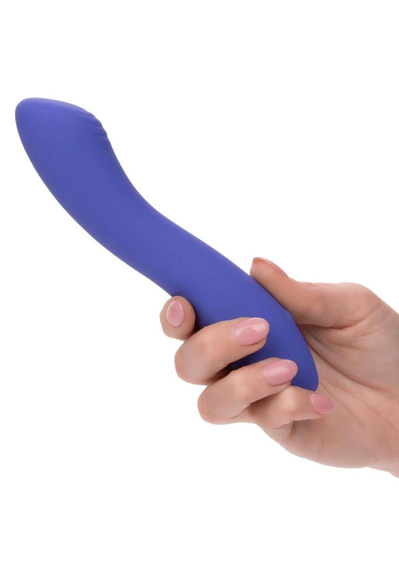 Vibrador de punto G con control remoto, recargable, de silicona, compatible con la aplicación Calexotics Connect Contoured G