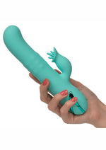 Vibrador de silicona recargable con estimulador del clítoris California Dreaming Bel Air Bombshell