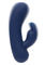 Cashmere Silk Bunny Rechargeable Silicone Rabbit Vibrator - Blue