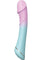 Cotton Candy Flufferella Rechargeable Silicone Vibrator - Aqua/Blue/Fuschia/Pink