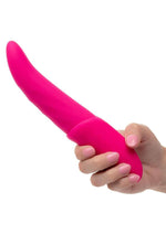 Vibrador de silicona recargable con parpadeo giratorio Couture Collection