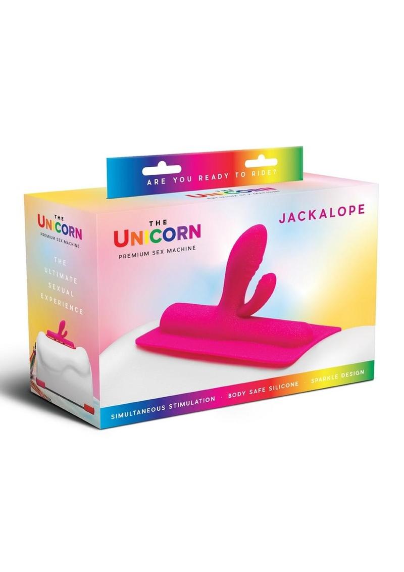 Cowgirl Unicorn Jackalope Silicone Attachment - Pink