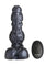 Creature Cock Thrusting and Vibrating Rechargeable Silicone Dildo - Gray/Grey