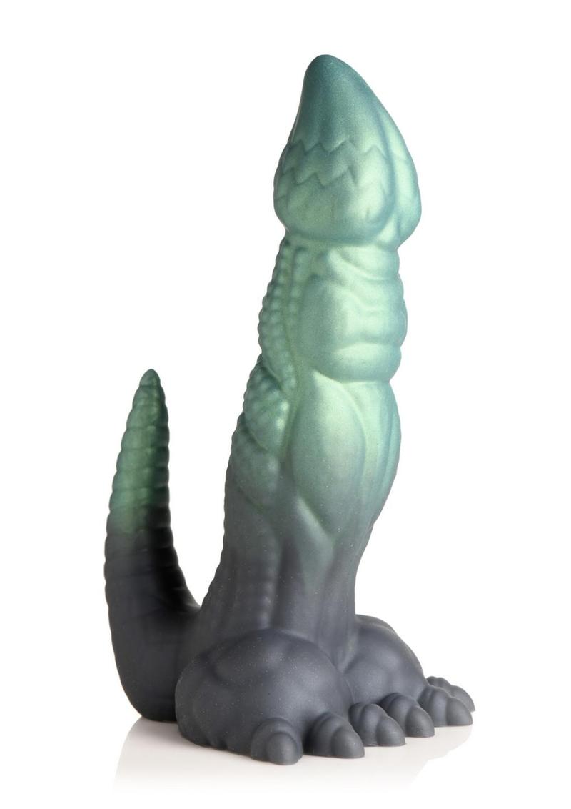 Consolador de silicona con forma de dinosaurio Dickosaur de Creature Cocks