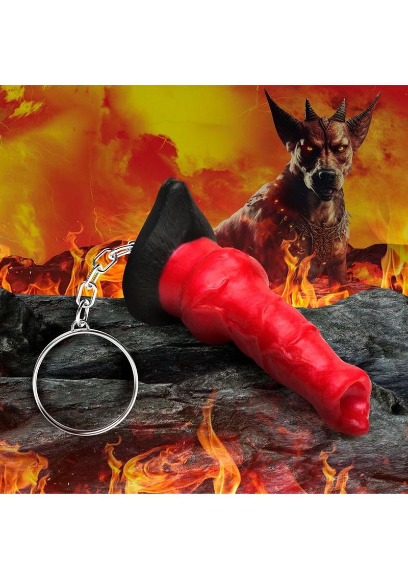 Llavero de perro del infierno de Creature Cocks