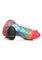 Creature Cocks Phoenix Vibrating Rechargeable Silicone Dildo - Multicolor/Rainbow