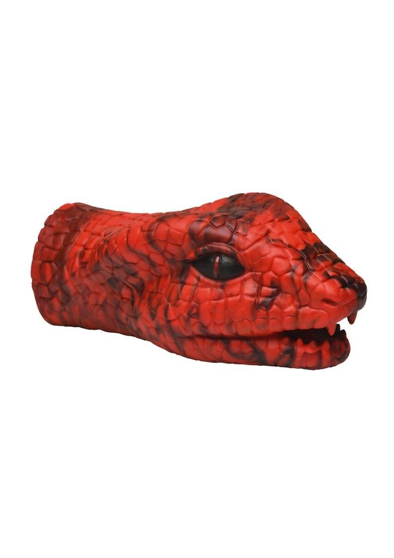 Creature Cocks Serpentine Stroker Silicone Masturbator - Red