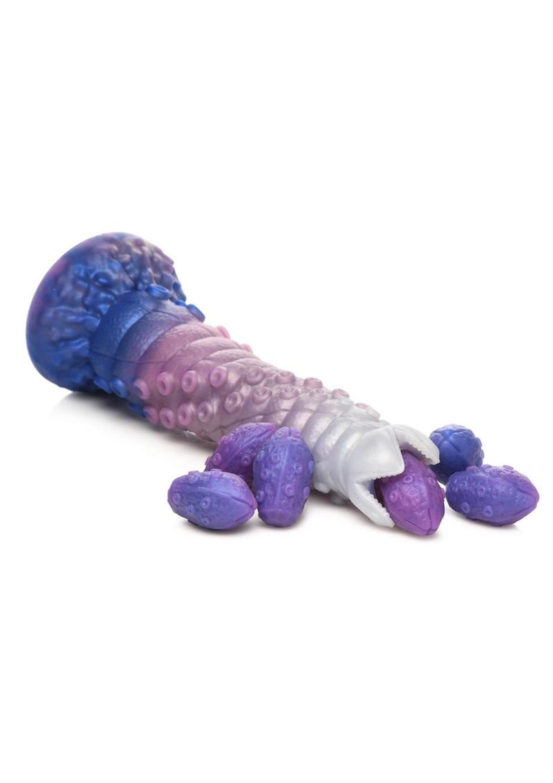 Consolador de silicona con huevos Tenta-Queen Ovipositor de Creature Cocks
