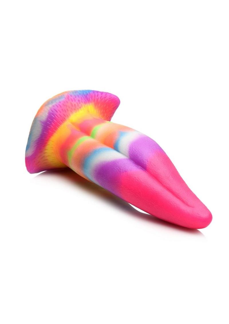 Creature Cocks Unicorn Tongue Glow In The Dark Silicone Dildo