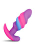 Creature Cocks Unicorn Swirl Silicone Butt Plug