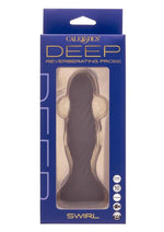 Deep Stud Rechargeable Silicone Reverberating Probe - Black