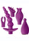 Exciter Ultimate Stimulator Kit - Purple - Set Of 5