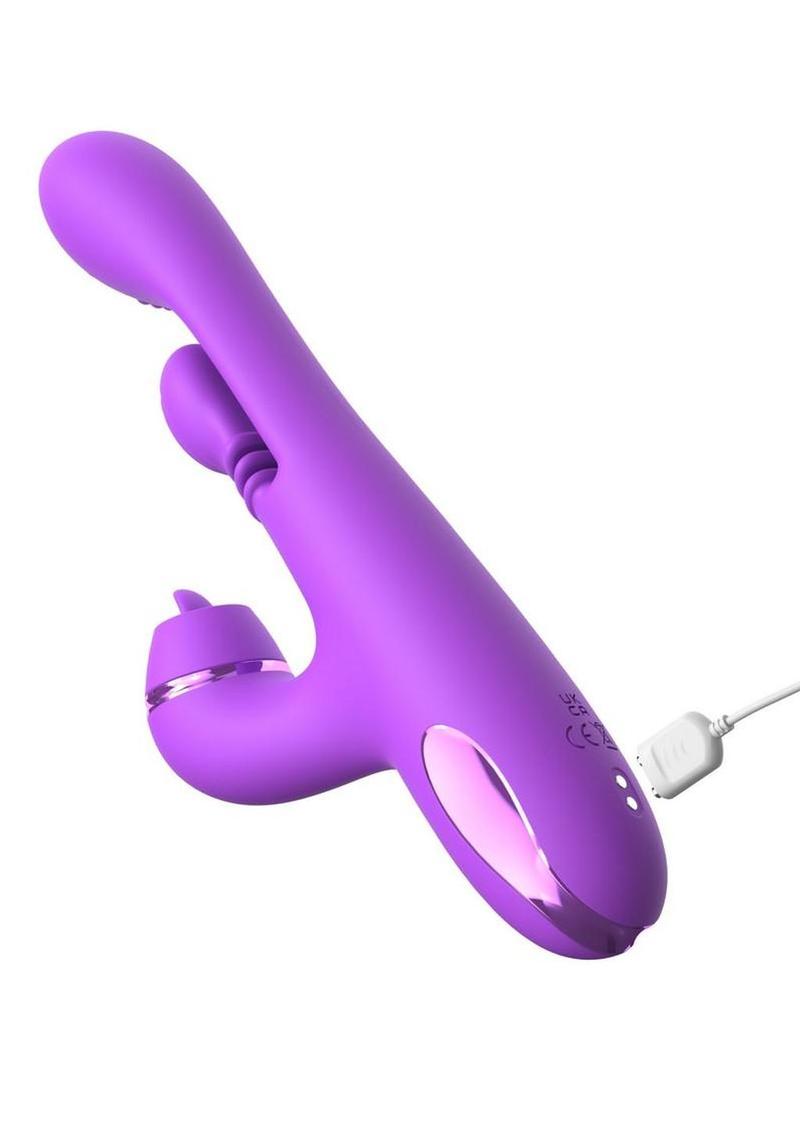 Vibrador de silicona recargable Fantasy For Her Intimotion Pulse Pro con estimulador de clítoris