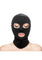 Fetish and Fashion Eyes Andamp; Mouth Hood - Black - One Size