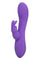 Flex Bend and Hold Double Rumbler Rechargeable Silicone Vibrator - Purple