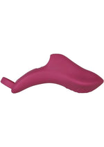 Vibrador recargable de silicona con agarre para los dedos Frisky Finger