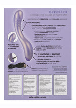 Vibrador de silicona recargable G-Love G-Roller con crestas