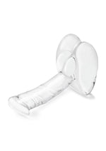 Glas Rideable Standing Glass Cock with Stability Base