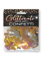Confeti de fiesta de pene Glitterati