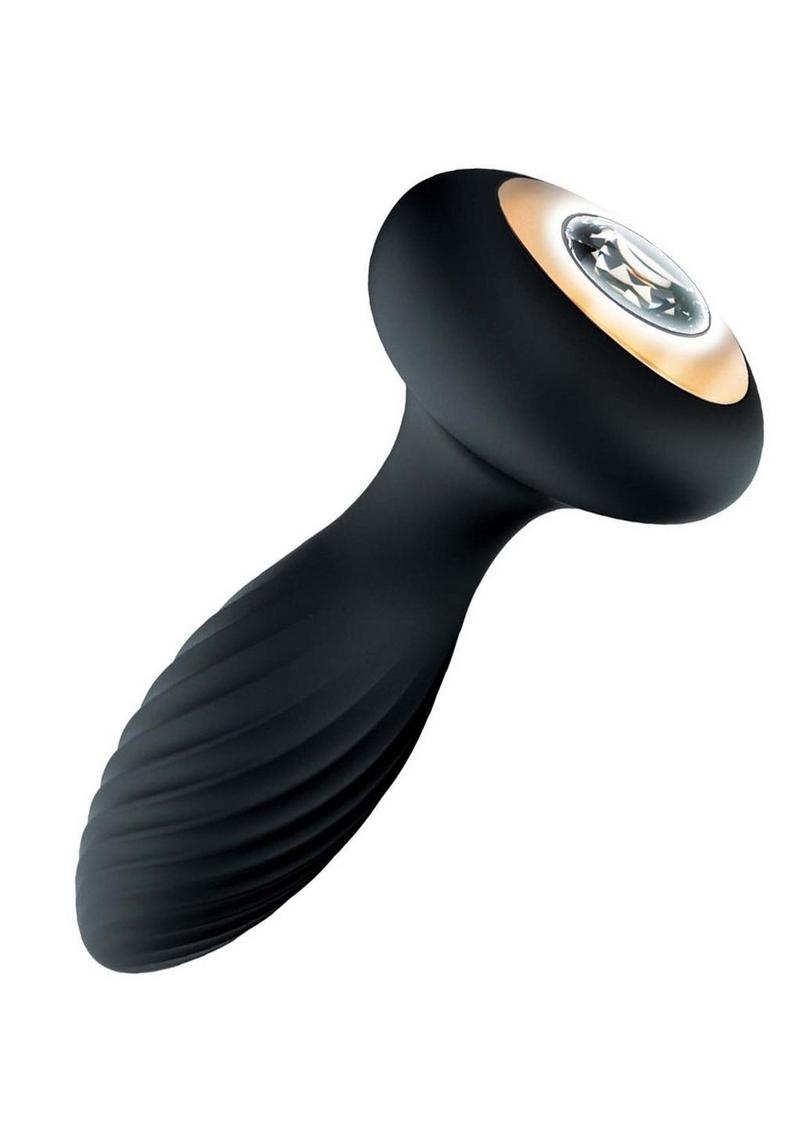 Tapón vibrador de silicona recargable Goddess Diamond