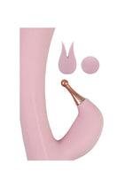 Vibrador personal de silicona recargable Goddess Tri-Tip
