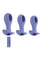 Hole Punch Rechargeable Silicone Plug - Purple - Set