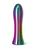 Inya Shimmer Rechargeable Steel Vibrator - Metal/Multicolor