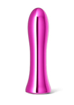 Inya Shimmer Rechargeable Steel Vibrator - Metal/Pink