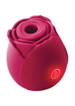 Inya The Rose Silicone Rechargeable Clitoral Stimulator - Pink/Red